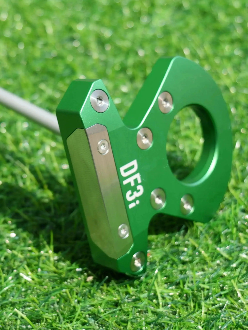 Golf Putter Round Hole Design Stainless Steel Insert Face Long Distance Green Putting Precise Control