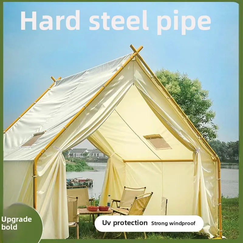 Outdoor Camping One Bedroom Use Waterproof Rainproof Canvas Dining Scenic Areas