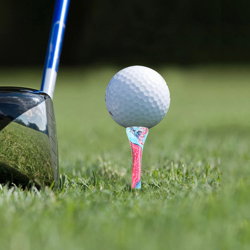 50PCS Wood Golf Tees Of 30-70mm