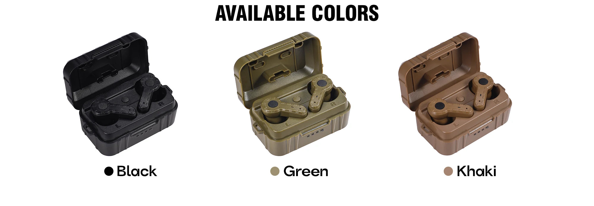 Tactical headset anti-noise earplugs noise-cancelling for shooting hearing protection