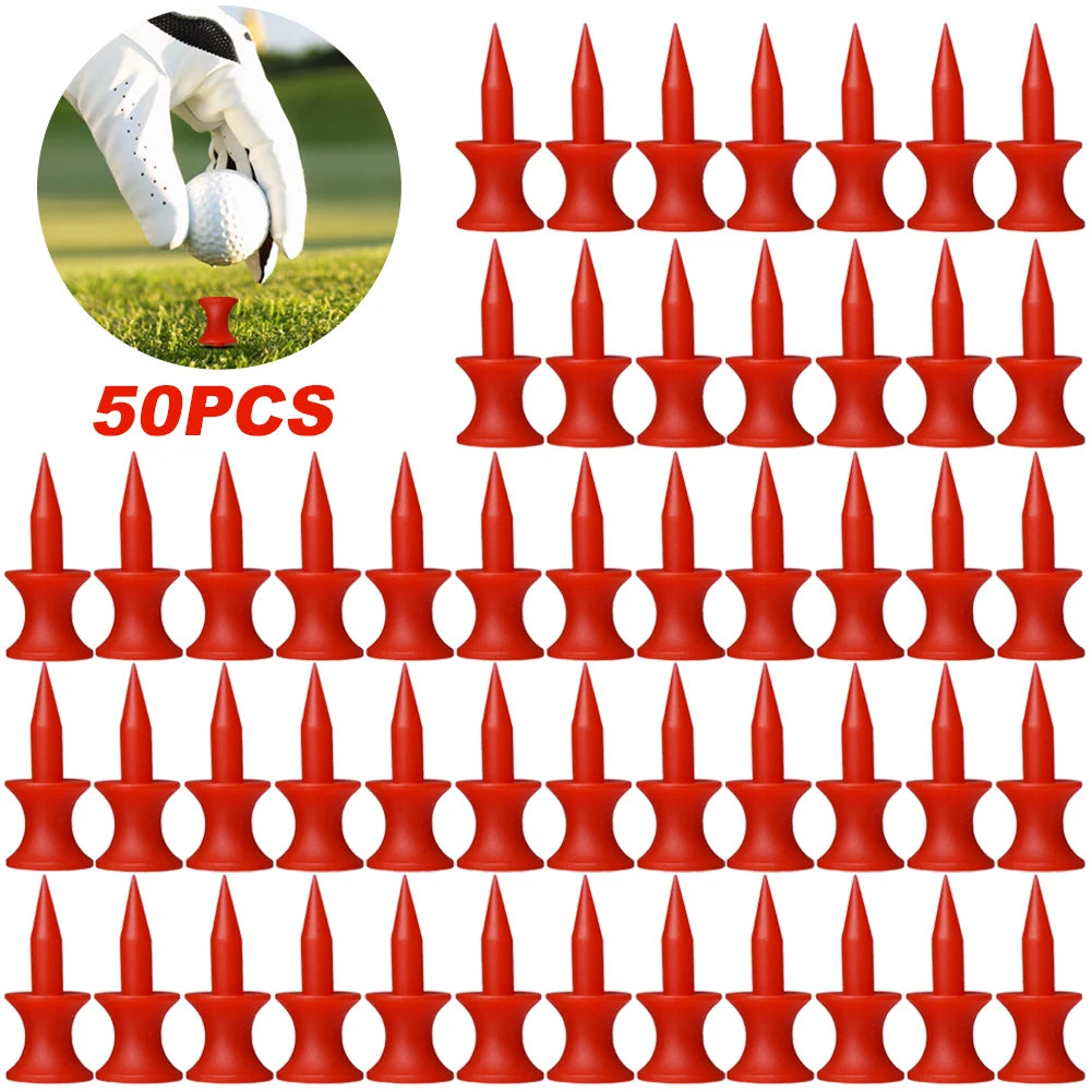 50PCS Wood Golf Tees Of 30-70mm