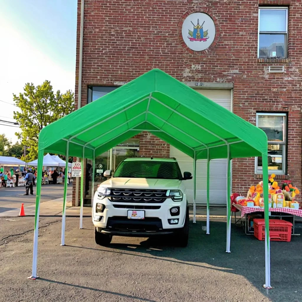 Outdoor Simple Folding Portable Modern Steel Frame Powder Coated Oxford Material Waterproof Carport