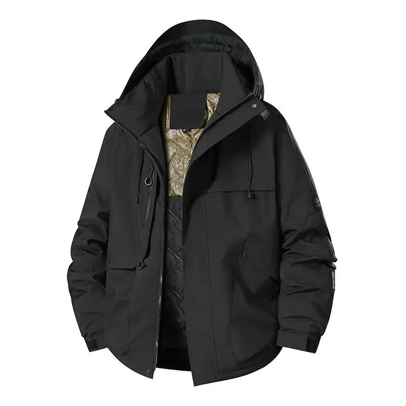 Outdoor Sports Jacket Cotton Jacket Warm And Unisex Waterproof Windproof Hiking And Cycling