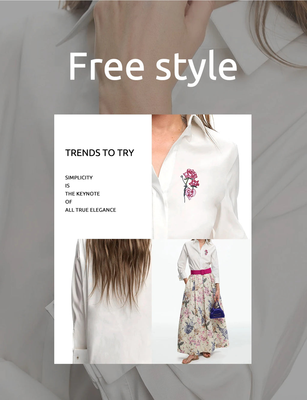 Women's Temperament Embroidery Lapel Tops single-breasted  Long Sleeve Shirt Summer Casual Tops