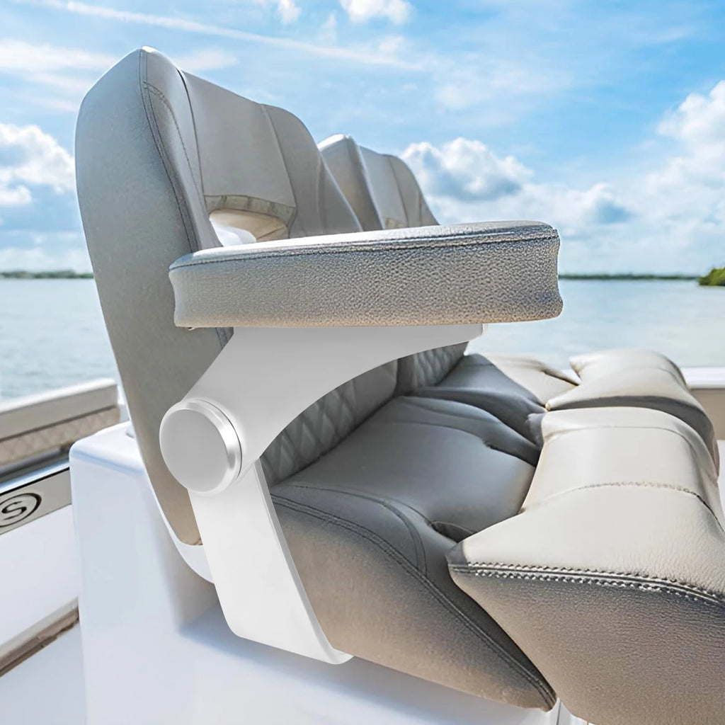 Aluminum Boat Pivot Flip-Up Armrest Set