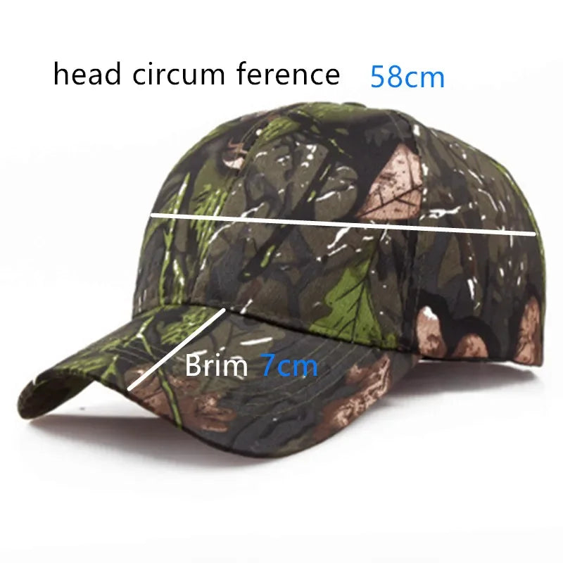 New Camouflage Outdoor Sport Hunting Wild Breathable Camo Caps