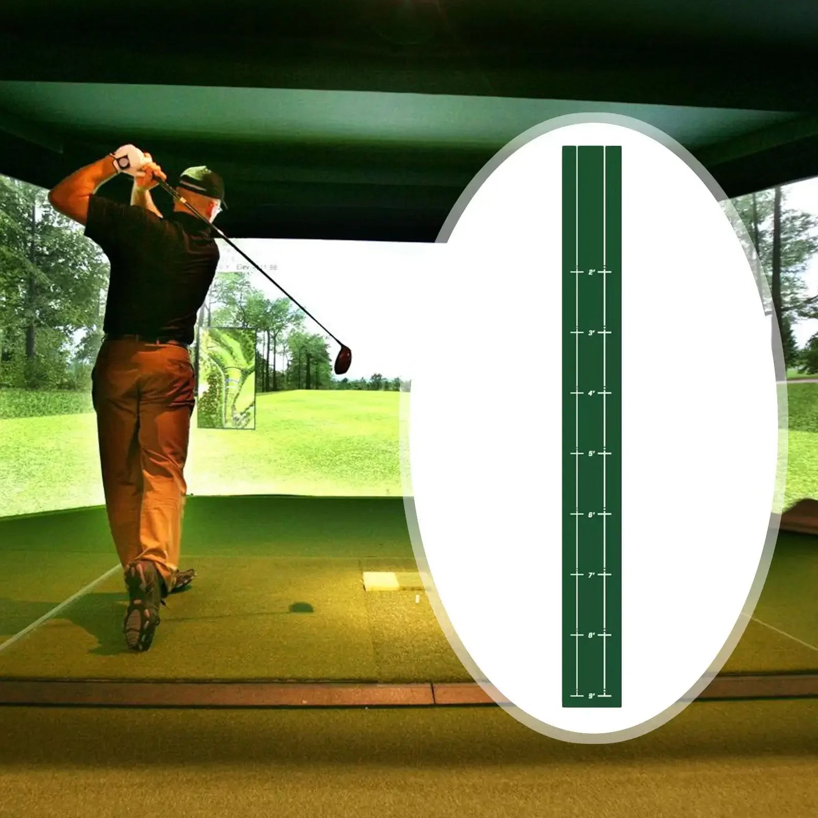 Golfer Golfing Accessory Lightweight Portable Improve Putting Accuracy Training Aid