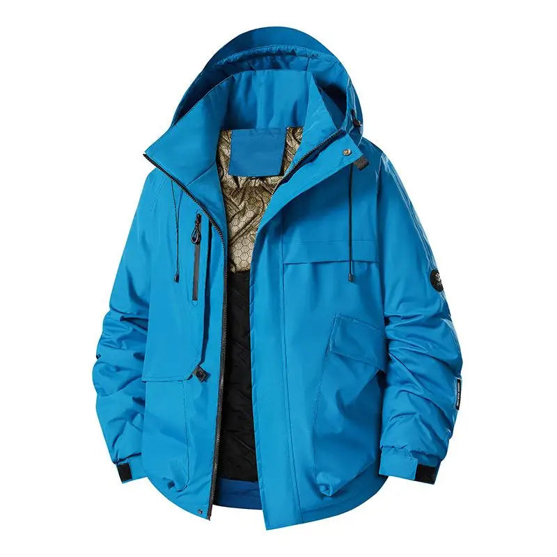 Outdoor Sports Jacket Cotton Jacket Warm And Unisex Waterproof Windproof Hiking And Cycling