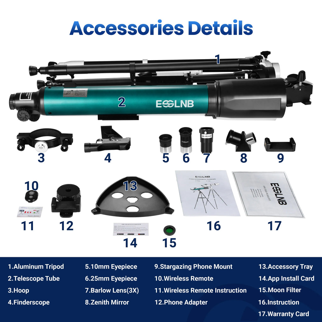 Astronomical Telescope 80mm