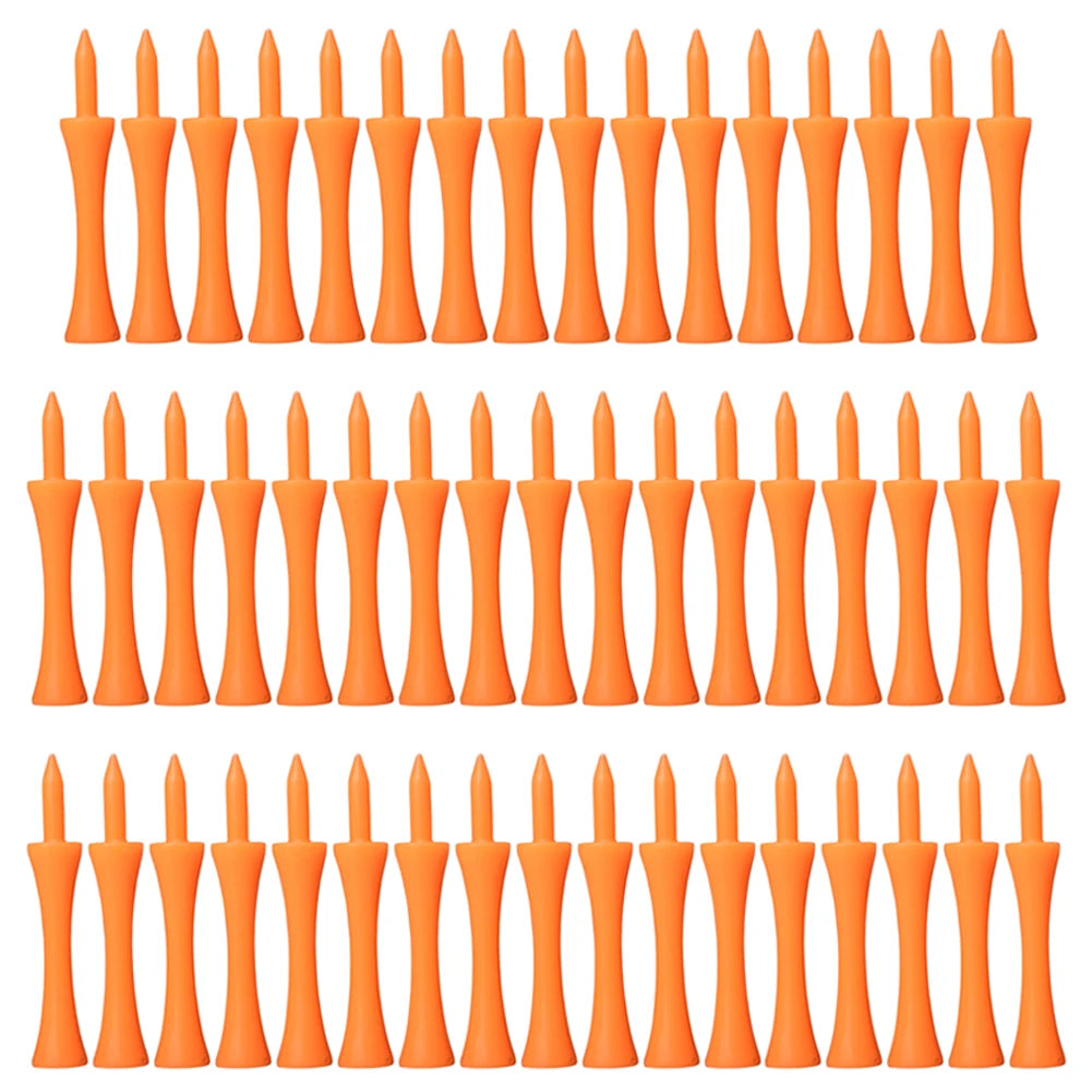 50PCS Wood Golf Tees Of 30-70mm