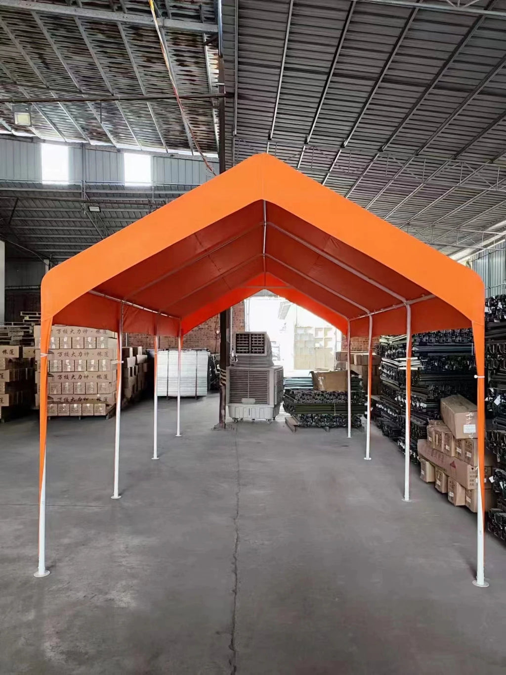 Outdoor Simple Folding Portable Modern Steel Frame Powder Coated Oxford Material Waterproof Carport