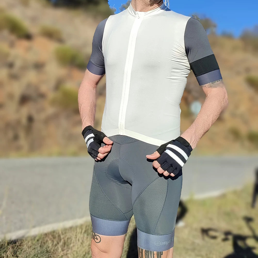 Bib Shorts Men Outdoor Wear Bike Ride 6 Hours Padded Riding Bib Tights Bicycle Men's Cycling Clothing  Short