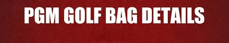 PGM  Waterproof Nylon Golf Gun Bag Protable Sunday Bag for 4~5pcs Golf Clubs