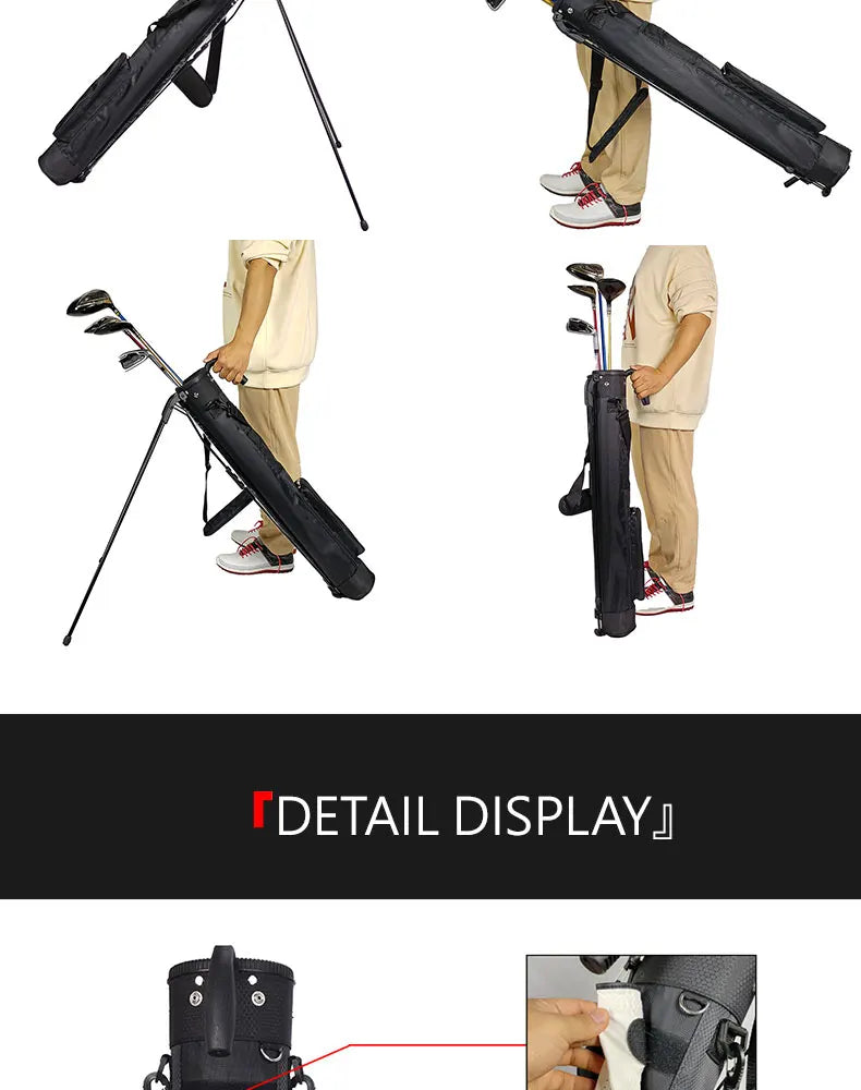 Lightweight Golf Club Bag With Bracket Golf Gun Rack Bags,