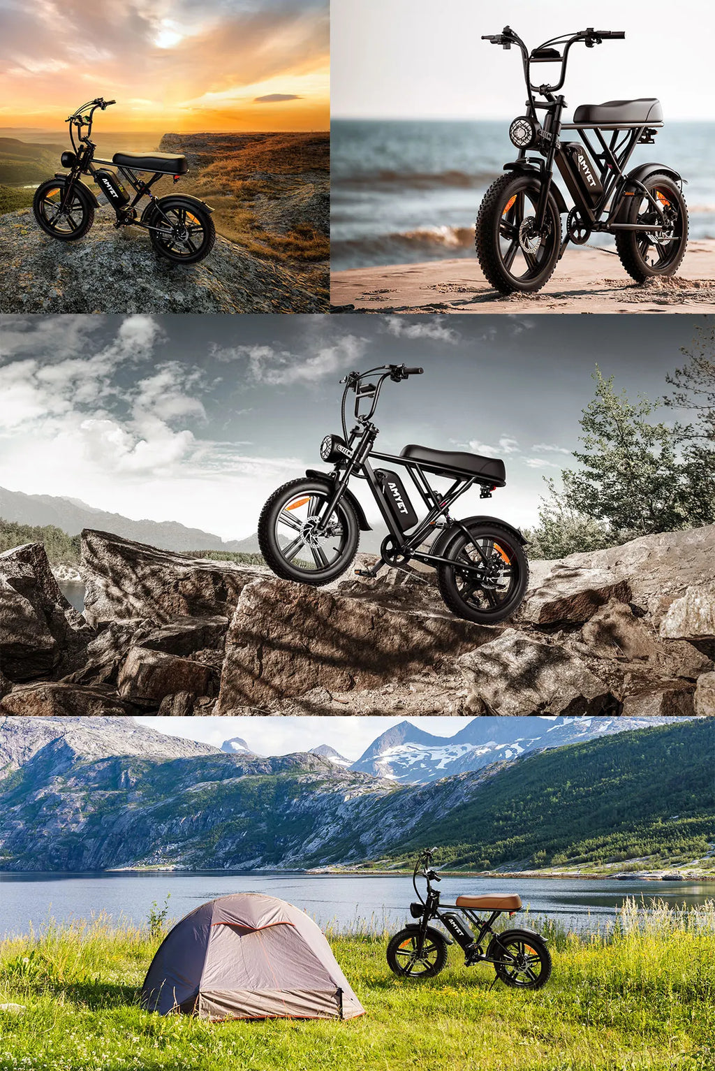 Adults Electric Bike 1000W Motor Bicycle 48V 20AH 20“ Tire