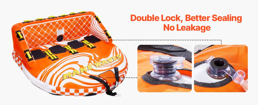 Towable Tube for Boating 1-4 Riders