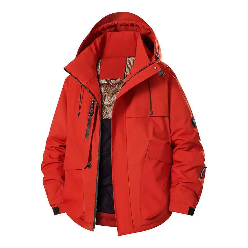 Outdoor Sports Jacket Cotton Jacket Warm And Unisex Waterproof Windproof Hiking And Cycling