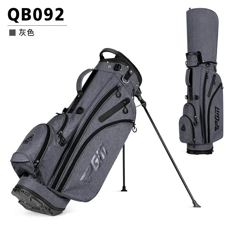 PGM Golf Stand Bag for Men Lightweight Waterproof QB092 Grey Stable Stand Easy Carry