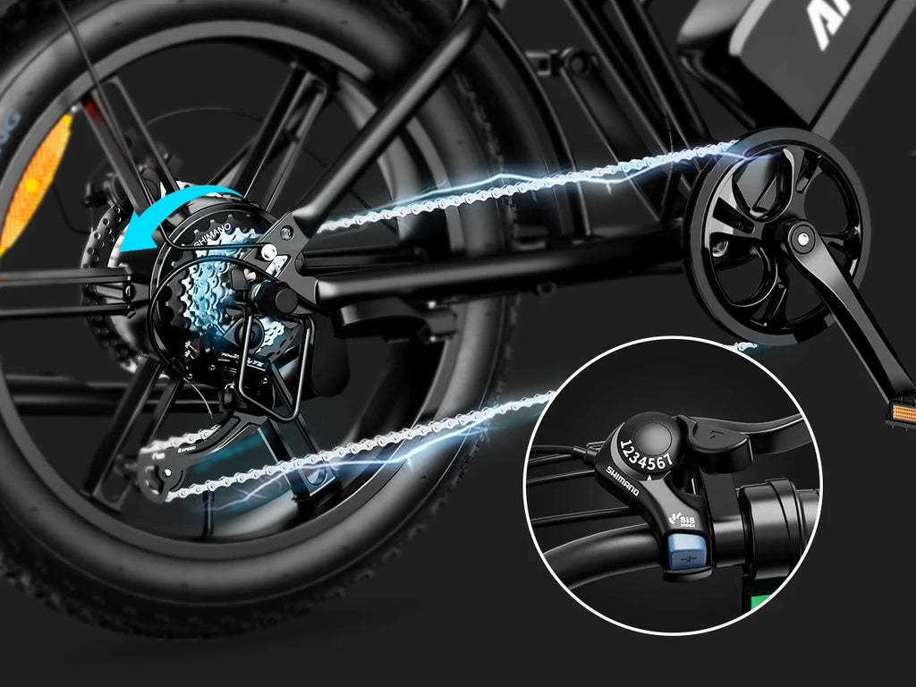 Adults Electric Bike 1000W Motor Bicycle 48V 20AH 20“ Tire