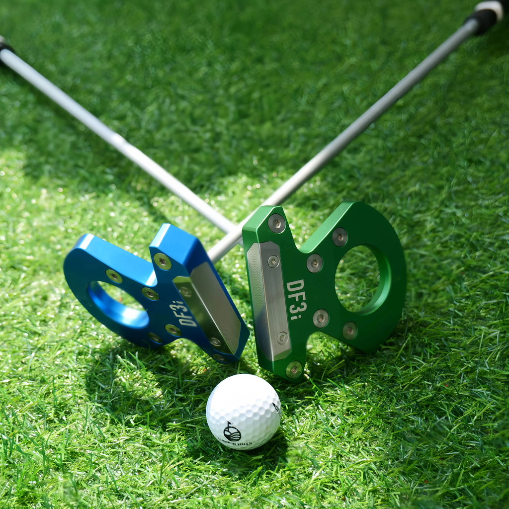 Golf Putter Round Hole Design Stainless Steel Insert Face Long Distance Green Putting Precise Control