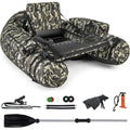 Inflatable Belly Boat with Fish Ruler,