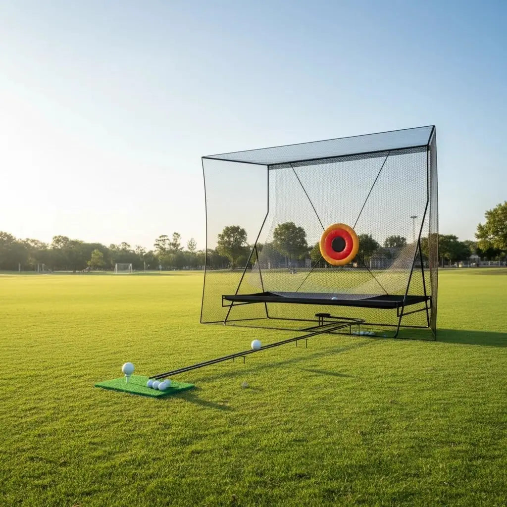 Golf Practice Cage Set with Easy Setup Practice Nets for Indoor/Outdoor Training