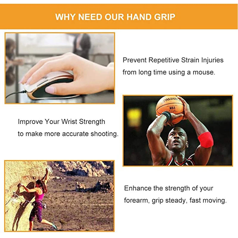 Aluminum Hand Grip Strength Trainer Muscle Developer Grip