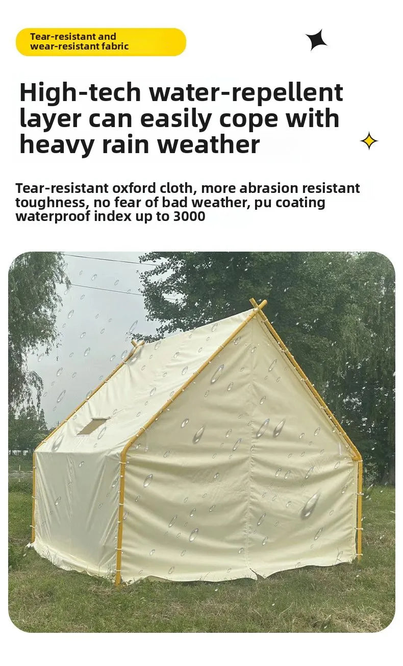 Outdoor Camping One Bedroom Use Waterproof Rainproof Canvas Dining Scenic Areas