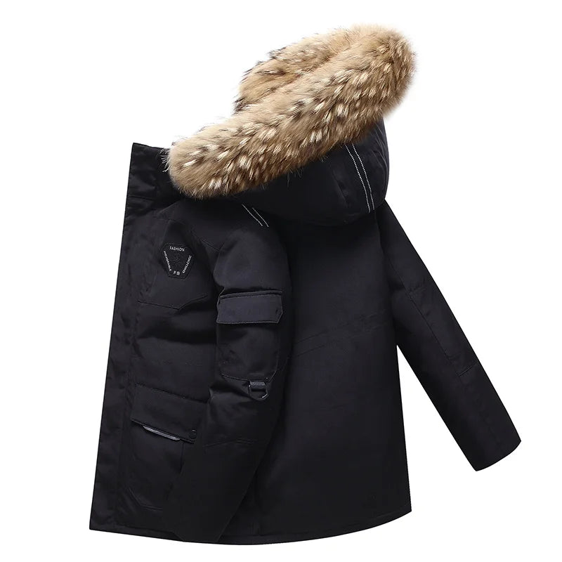Hiking, Camping, Fishing, Outdoor Mountain Climbing, Traveling, Outings, Self-driving, Ice Sports, Short Hooded Down Jacket