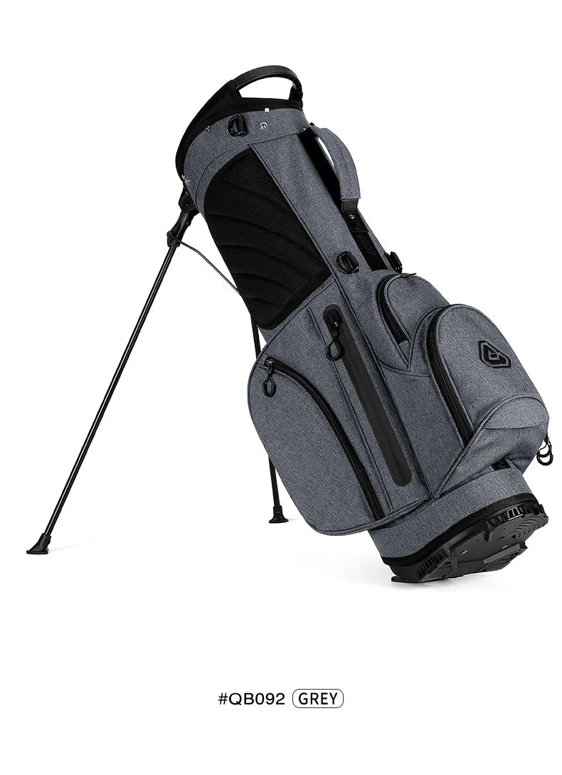 PGM Golf Stand Bag for Men Lightweight Waterproof QB092 Grey Stable Stand Easy Carry