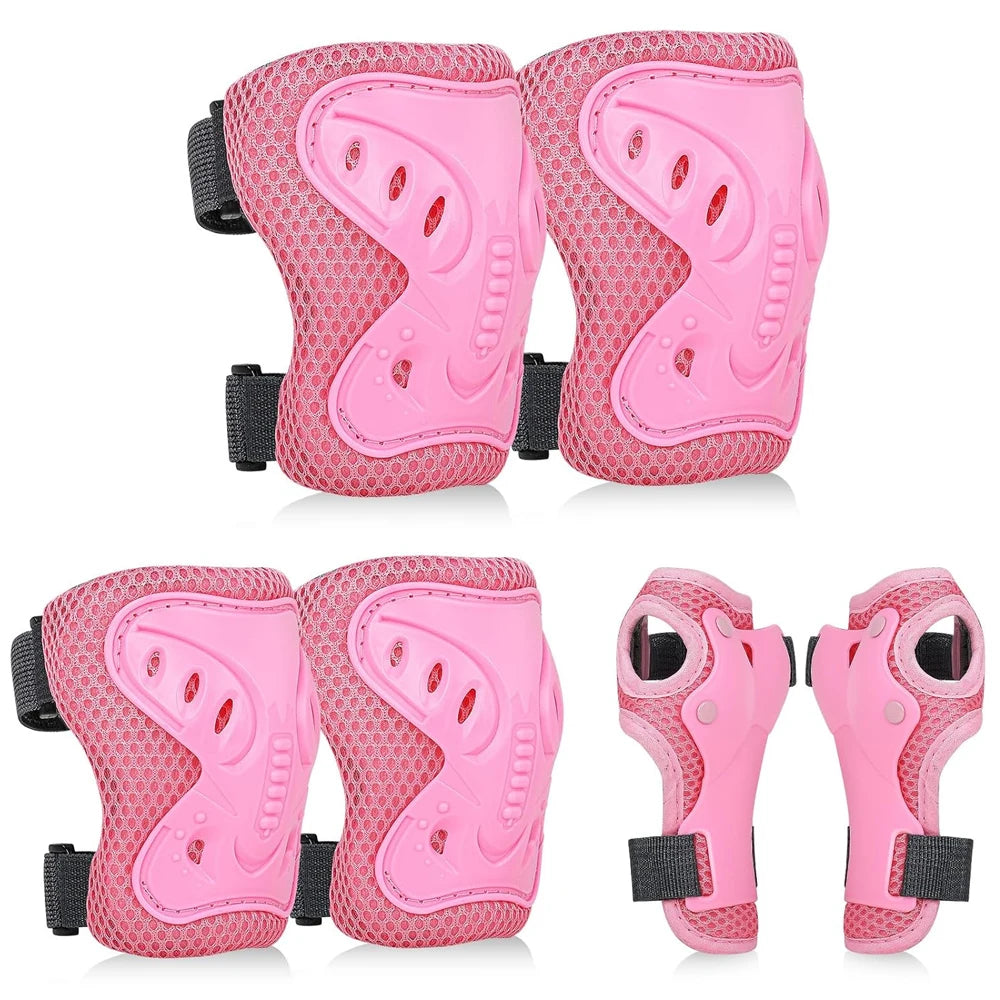 6 in 1 Knee Pads Elbow Pads with Wrist Guards