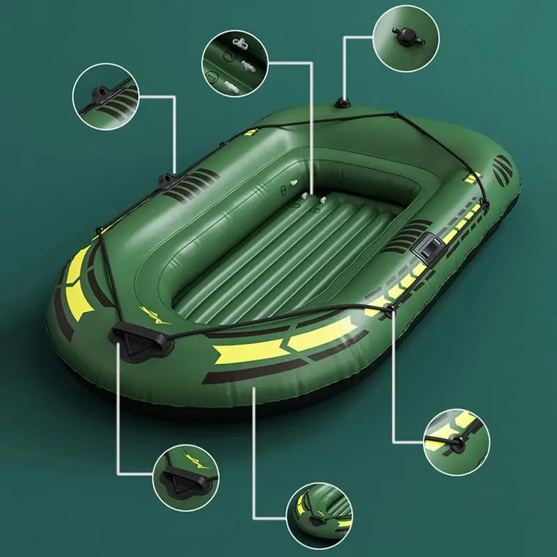 192*113*40cm Portable Inflatable Boat Canoe