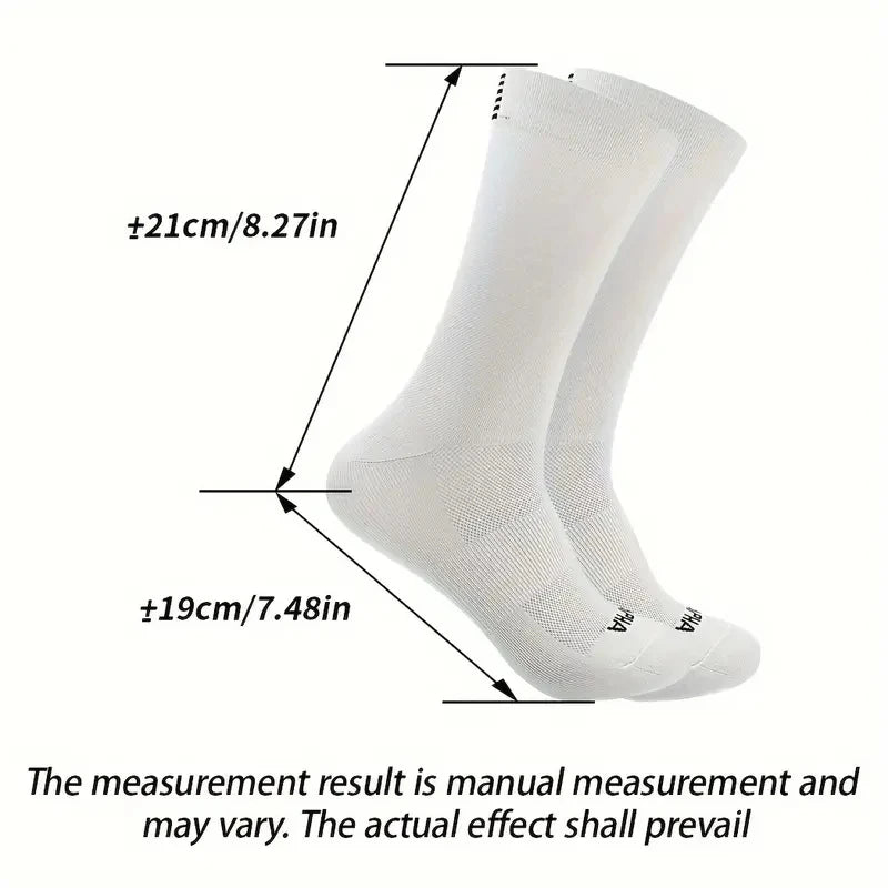 4 pairs Cycling Socks Running Quick Dry Medium Cylinder Men and Women Sports Fitness