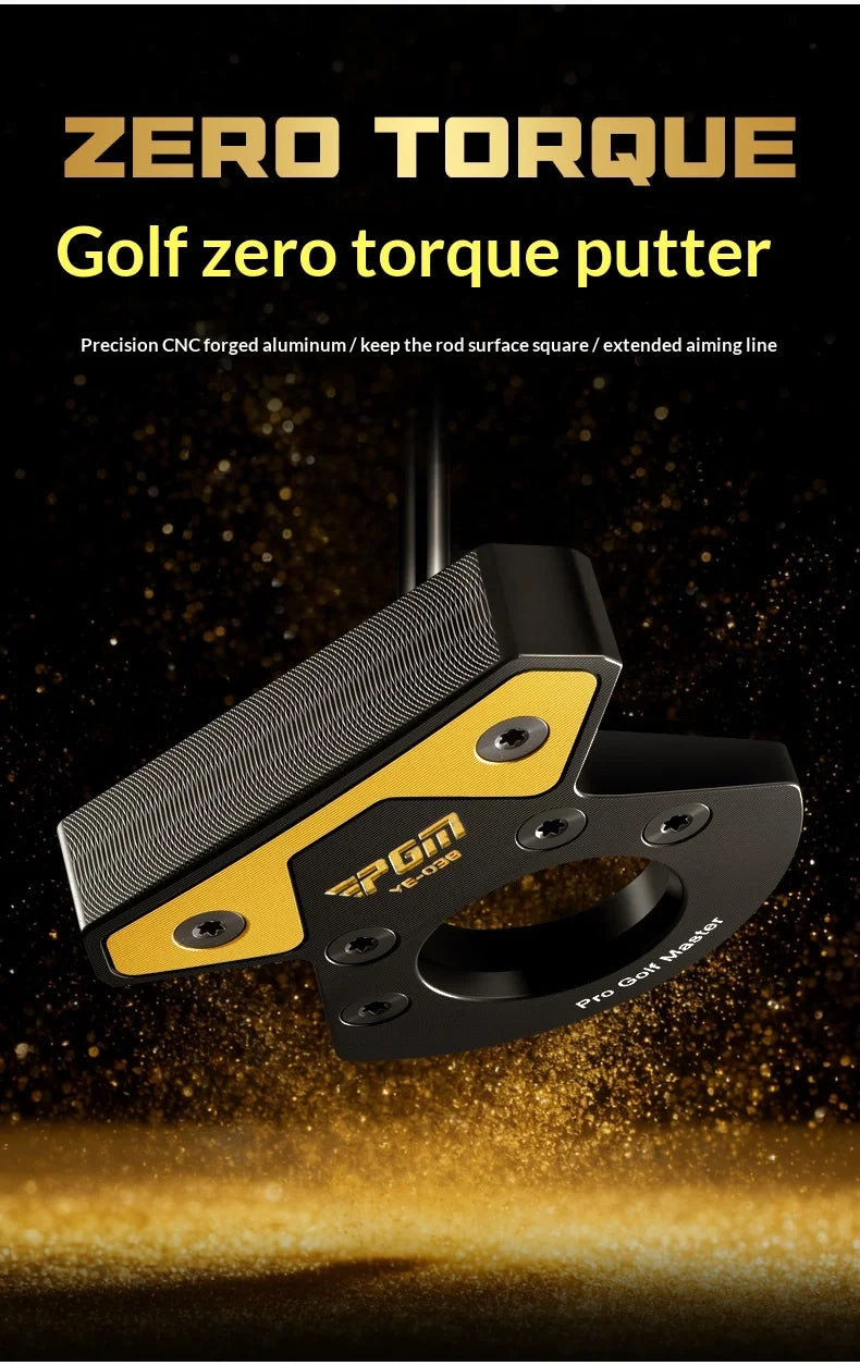 PGM Golf Club Zero Torque Putter Male Female Stable Big Head Forged Aluminum Low Center of Gravity