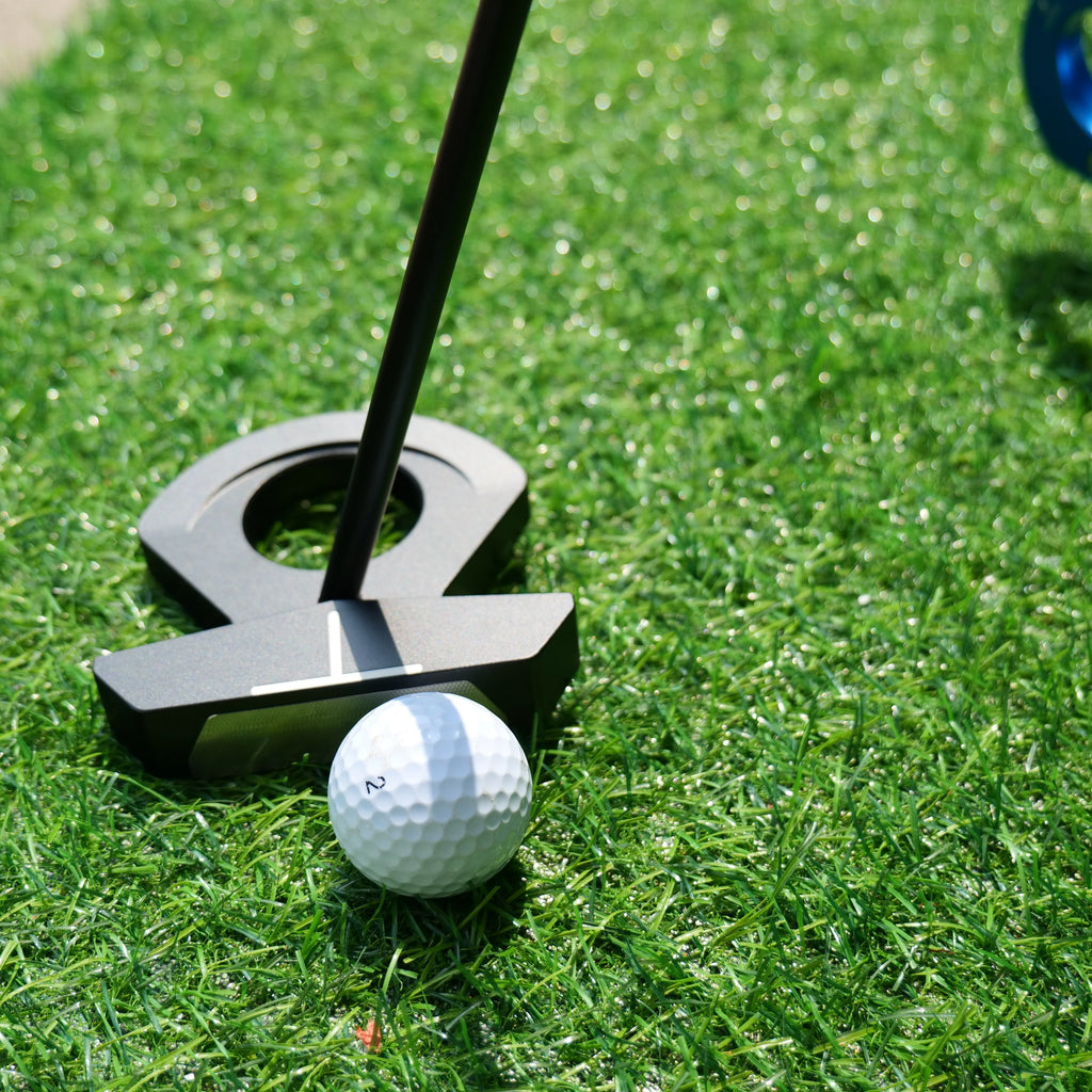 Golf Putter Round Hole Design Stainless Steel Insert Face Long Distance Green Putting Precise Control