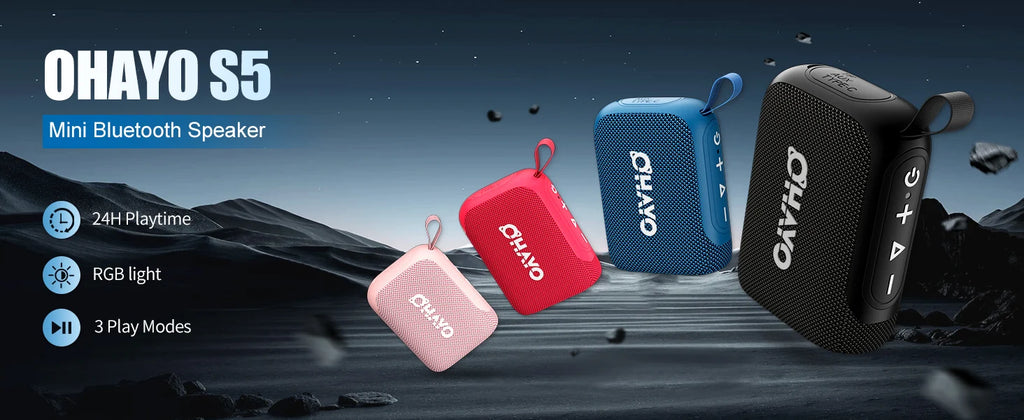 Portable Bluetooth Speaker, IPX7 Waterproof, Bluetooth 5.3,TWS , 24H Playtime, Powerful Stereo Sound, Speaker for Home, Outdoors