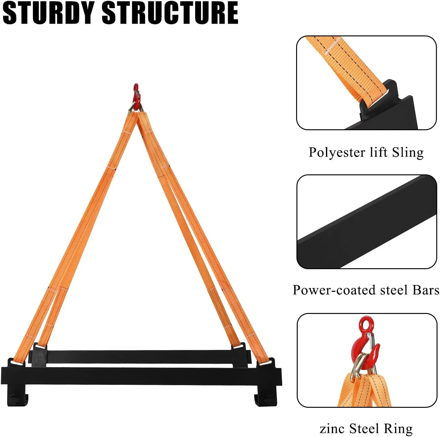 Watercraft Sling for 1500 LB Polyester Lifting Straps