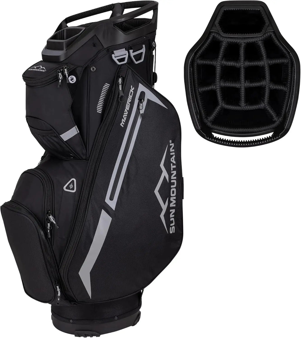 Lightweight 14-Way Divider Golf Bag with Pockets, Ergonomic Straps for Men and Women