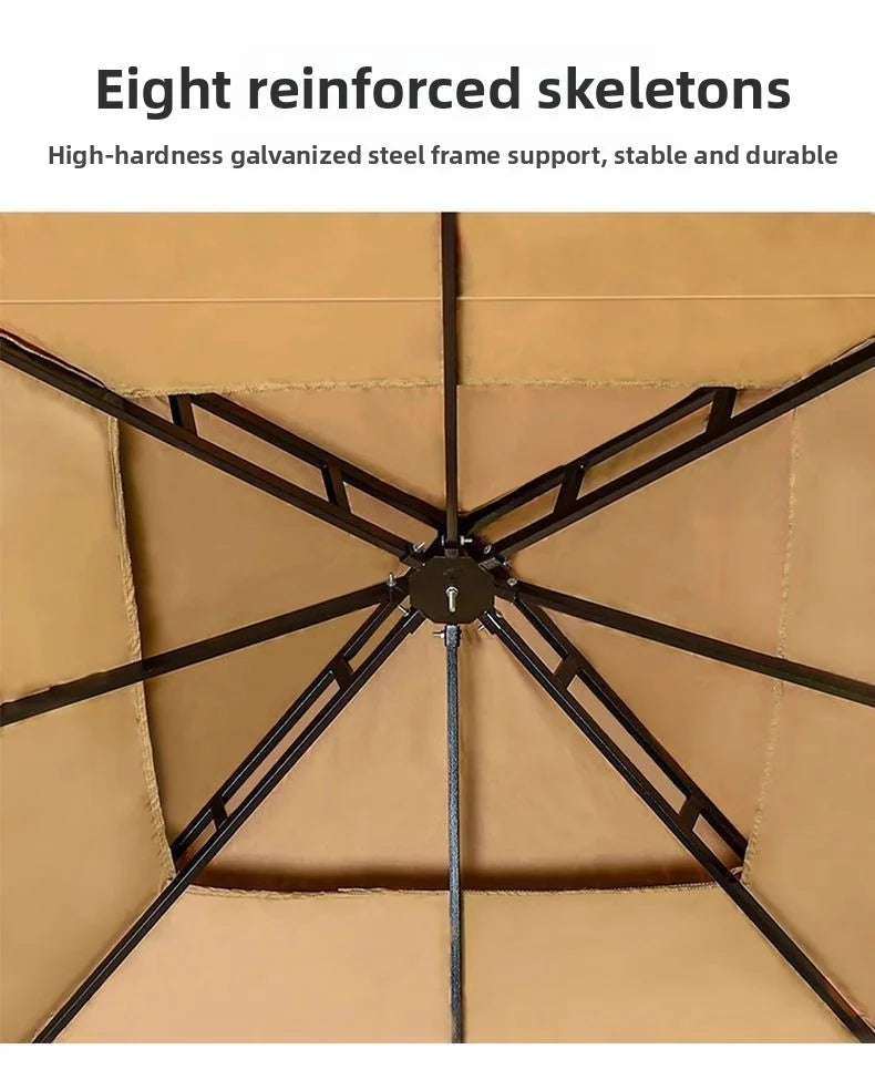 Outdoor Sunshades: Tent Umbrellas, Leisure Straw Outdoor Pavilions