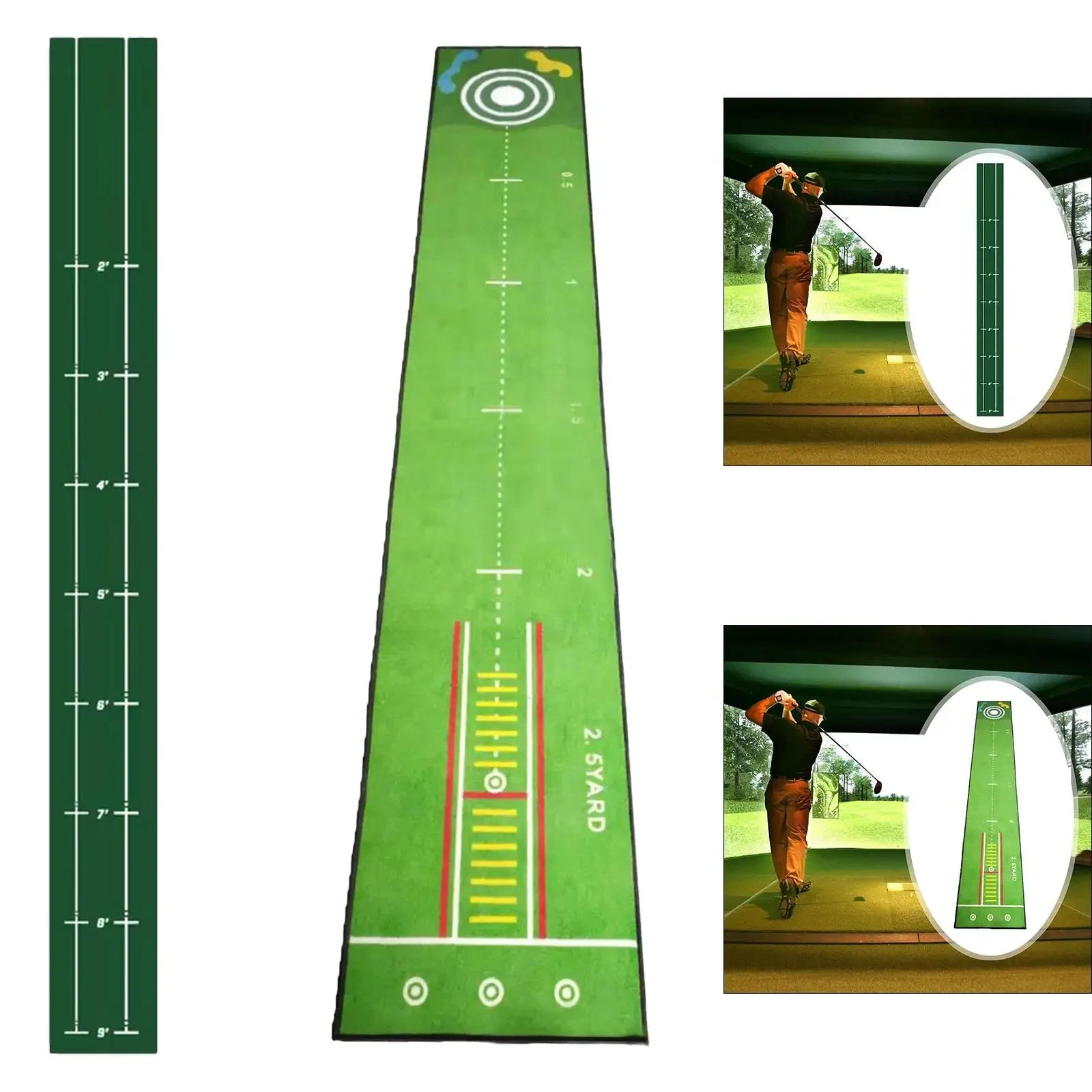 Golfer Golfing Accessory Lightweight Portable Improve Putting Accuracy Training Aid