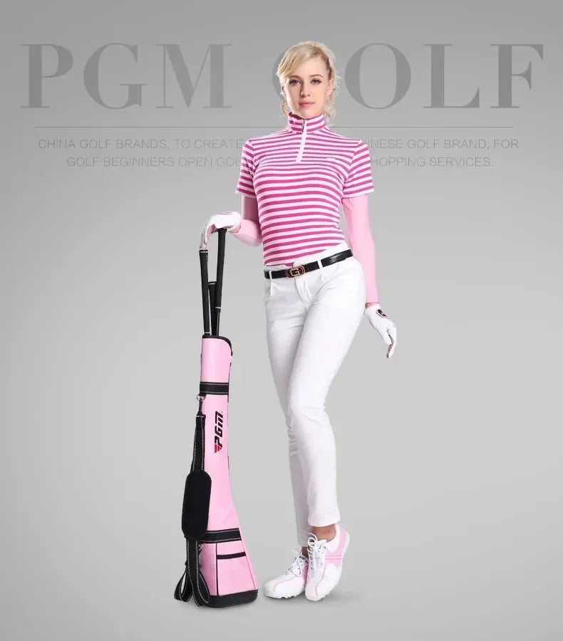 PGM  Waterproof Nylon Golf Gun Bag Protable Sunday Bag for 4~5pcs Golf Clubs