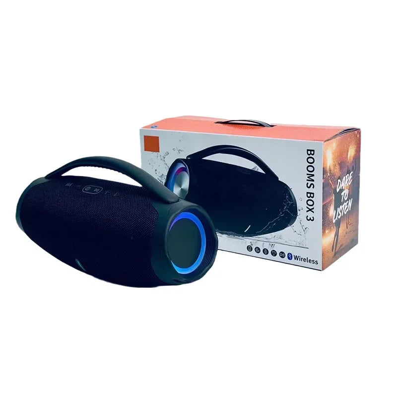 Portable High-power 100W Wireless Bluetooth Speaker RGB Light Outdoors Party Music Center Home Theater Subwoofer