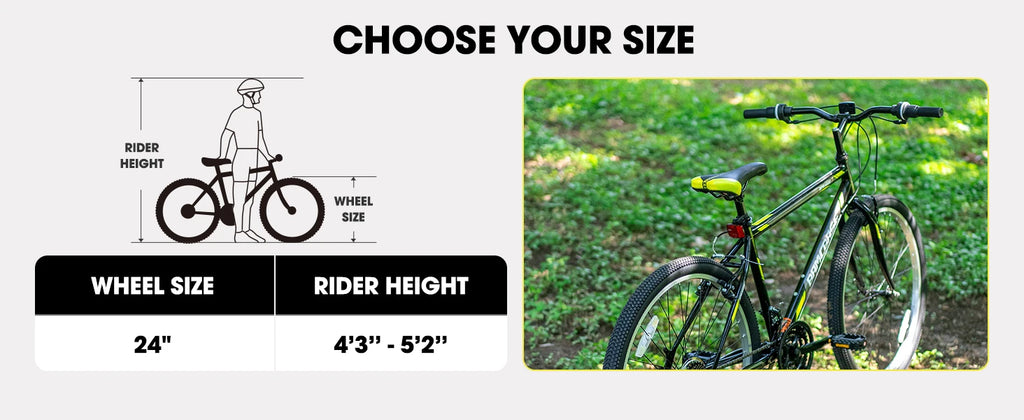 Hiland 24 26 inch Mountain Bike for Men Women, 21 Speeds