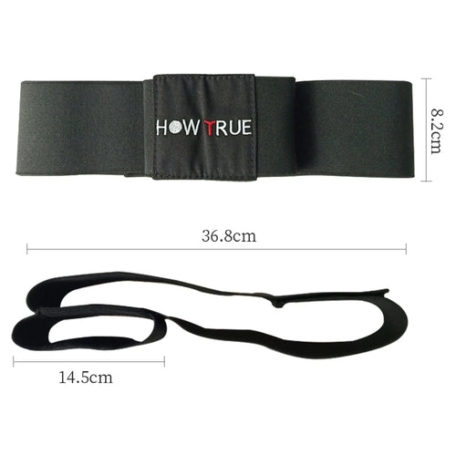 1Pcs Golf Swing Training Arm Band Golf Hand Posture Corrector Black Nylon Elastic Training Belt for Golf Practicing