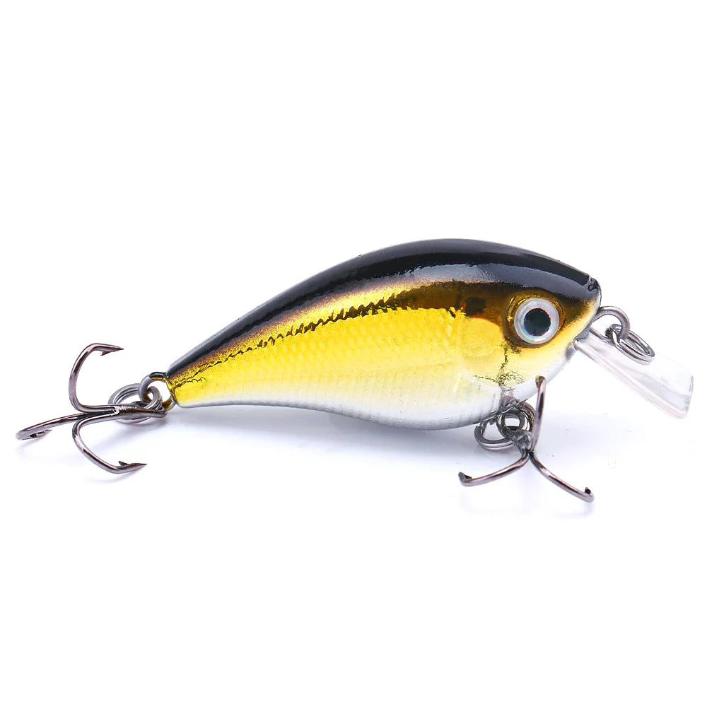 5cm/7cm Crankbaits Fishing Lure Floating Wobblers for Pike Black Minnow Lures for Fishing Artificial Bait Fishing Tackle