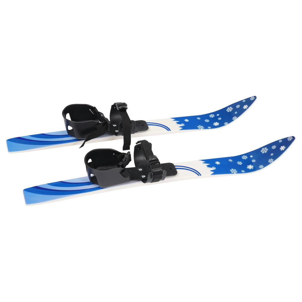 Blue ABS Ski Set,Kids Skis and Poles,