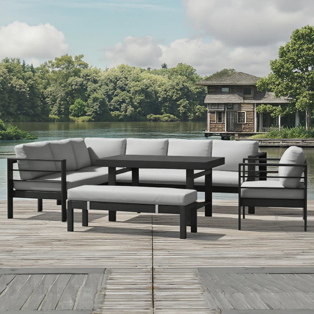 Outdoor Sofa Set Outdoor  Aluminum Garden Sets Balcony Furniture Sofa Set