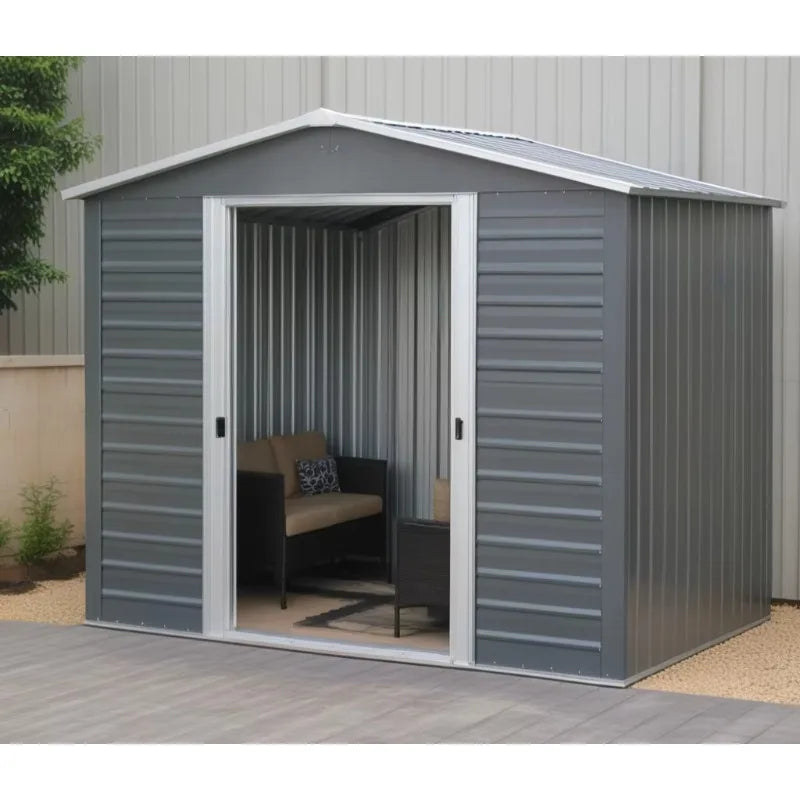 Garden Sheds Outdoor Storage Tool House Backyard Waterproof Easy Assembly