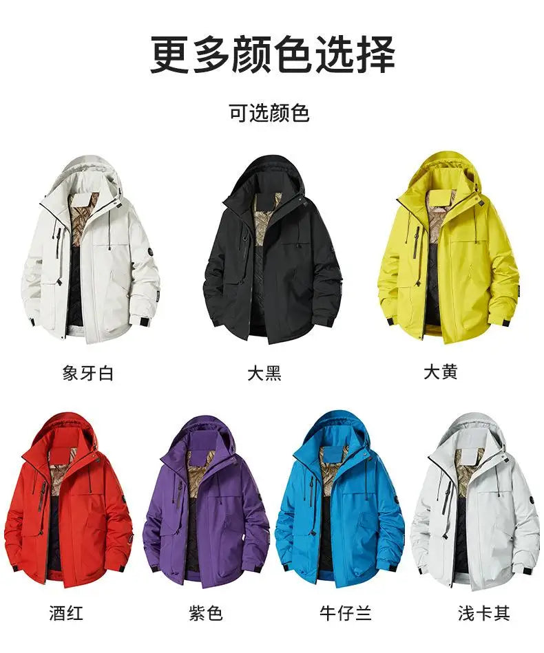 Outdoor Sports Jacket Cotton Jacket Warm And Unisex Waterproof Windproof Hiking And Cycling