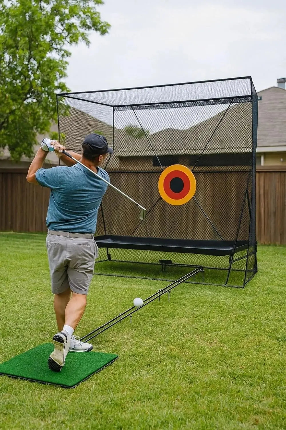 Golf Practice Cage Set with Easy Setup Practice Nets for Indoor/Outdoor Training